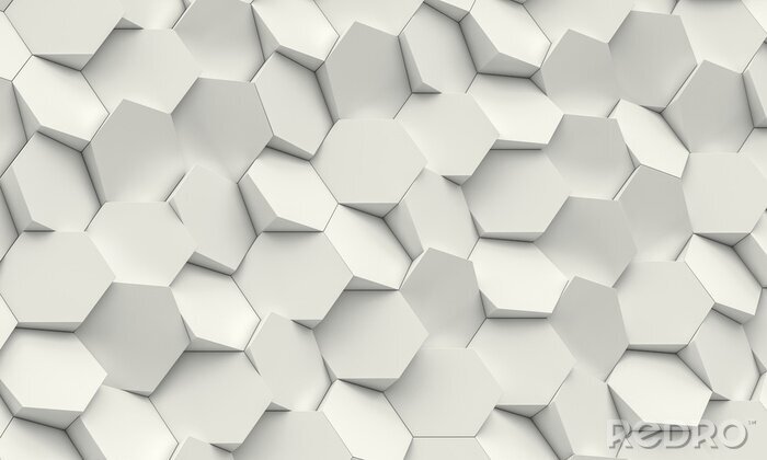 Sticker Hexagonale geometrische achtergrond