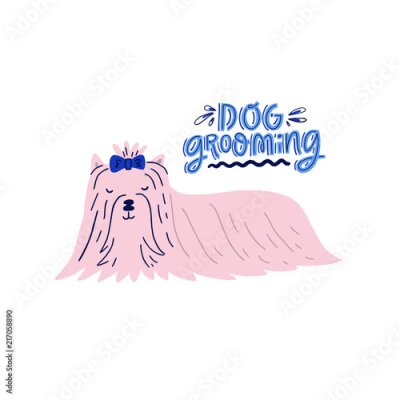 Sticker Hond trimmen