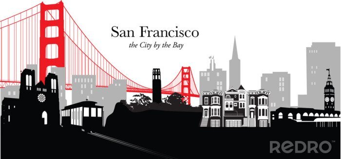 Sticker Horizon van San Francisco