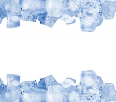 Sticker Ijsblokjes kader