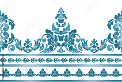 Sticker ikat ornament