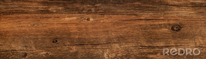 Sticker Imitatie van een houten plank