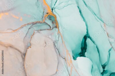 Inkt, verf, abstract. Close-up van het schilderij. Kleurrijke abstracte schilderkunst achtergrond. Zeer gestructureerde olieverf. Details van hoge kwaliteit. Alcoholinkt moderne abstracte schilderkuns