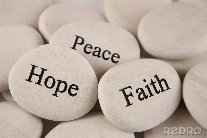 Sticker Inspirational stenen