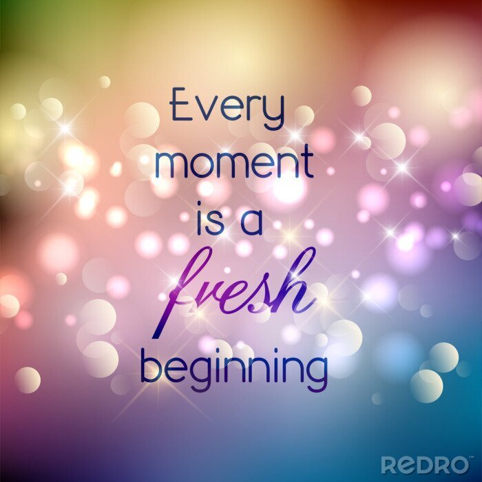 Sticker Inspirerend citaat achtergrond