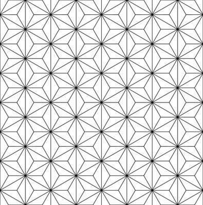 Sticker Japans naadloos vectorpatroon