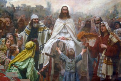 Jezus op Palmzondag