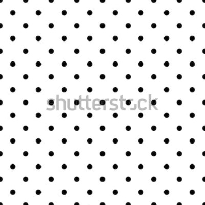 Sticker Kleine polka dot naadloze patroon achtergrond