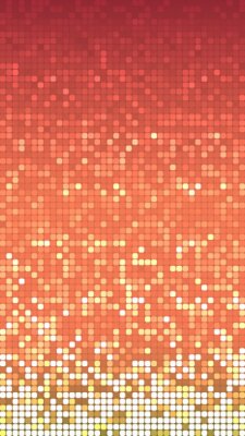 Sticker Kleurrijk mozaïek in een moderne stijl