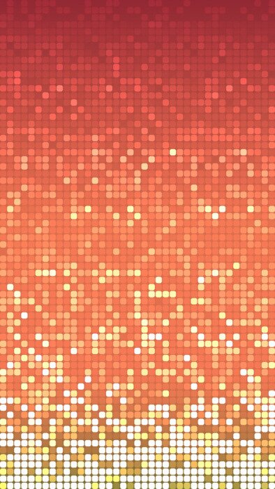 Sticker Kleurrijk mozaïek in een moderne stijl