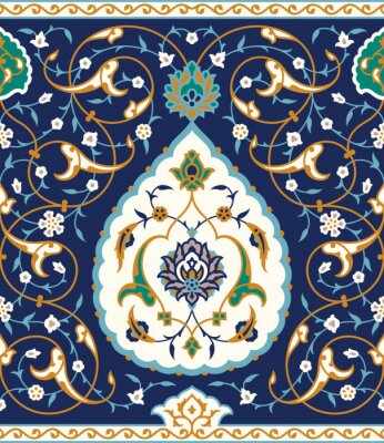 Sticker Kleurrijk ornament in de Arabische stijl