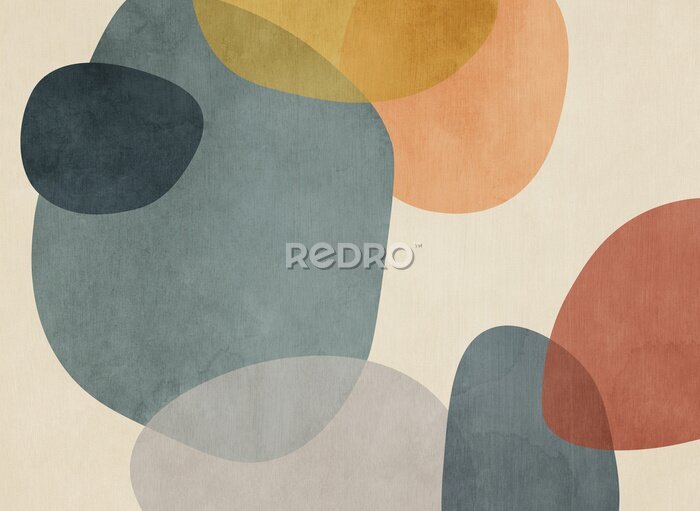 Sticker Kleurrijke cirkels