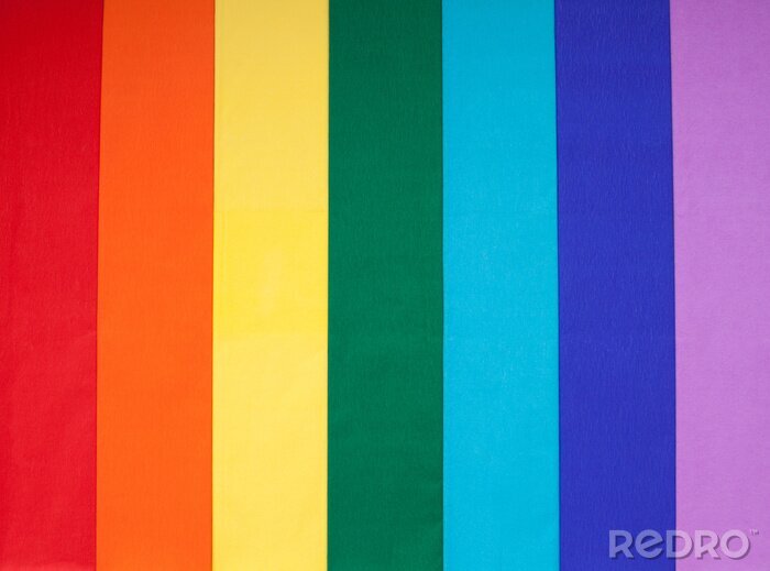 Sticker Kleurrijke regenboog textuur