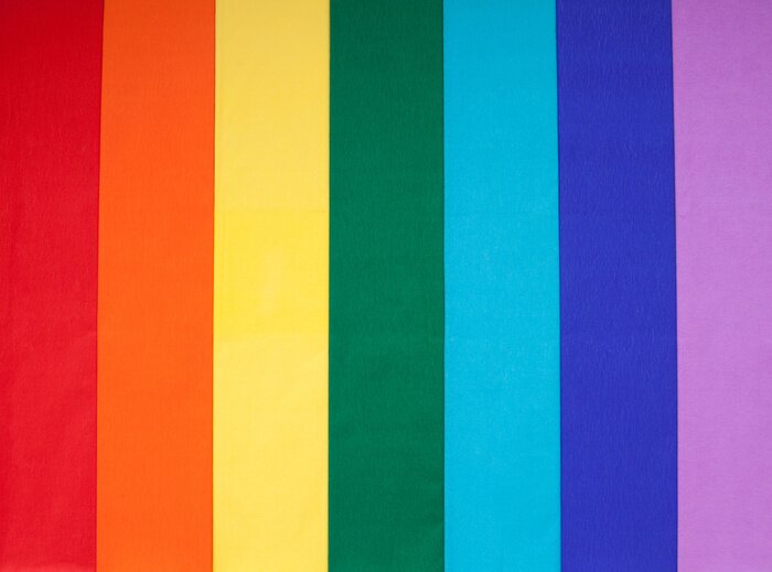 Sticker Kleurrijke regenboog textuur