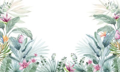 Sticker Kleurrijke tropen