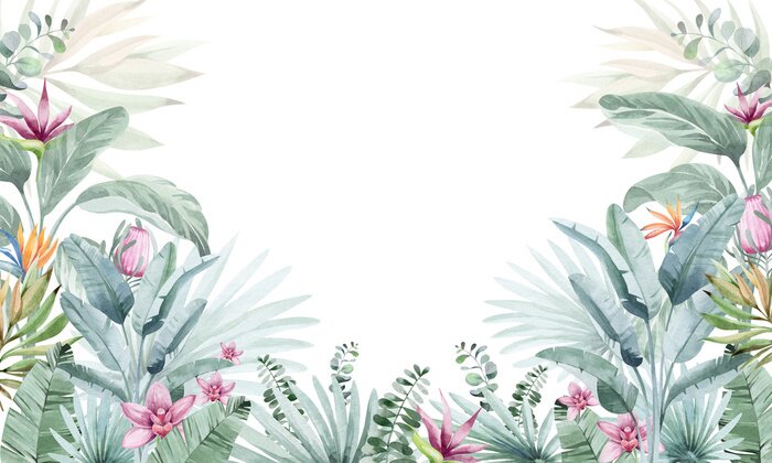 Sticker Kleurrijke tropen