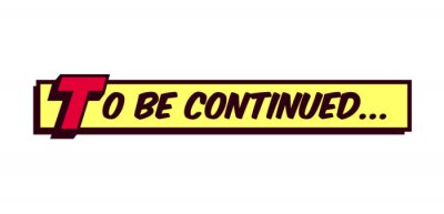 Sticker Komische pop-art belettering