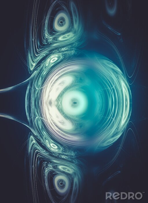 Sticker kristal, Creatief ontwerp achtergrond, fractal stijlen met kleur d