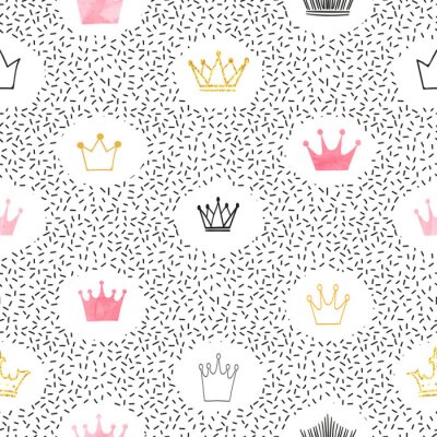 Behang Kroon motief