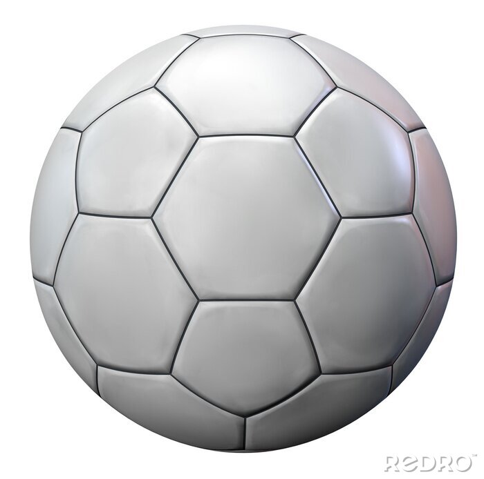 Sticker Lege Witte Bal van de Voetbal