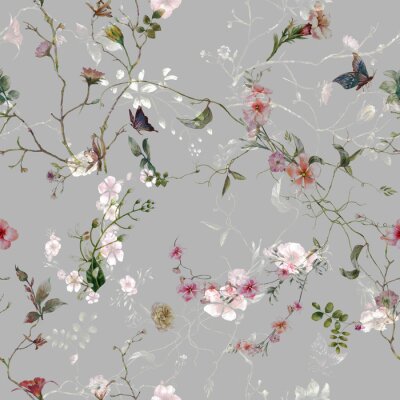 Sticker Lente natuur thema