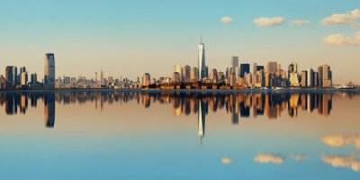 Manhattan skyline van het centrum