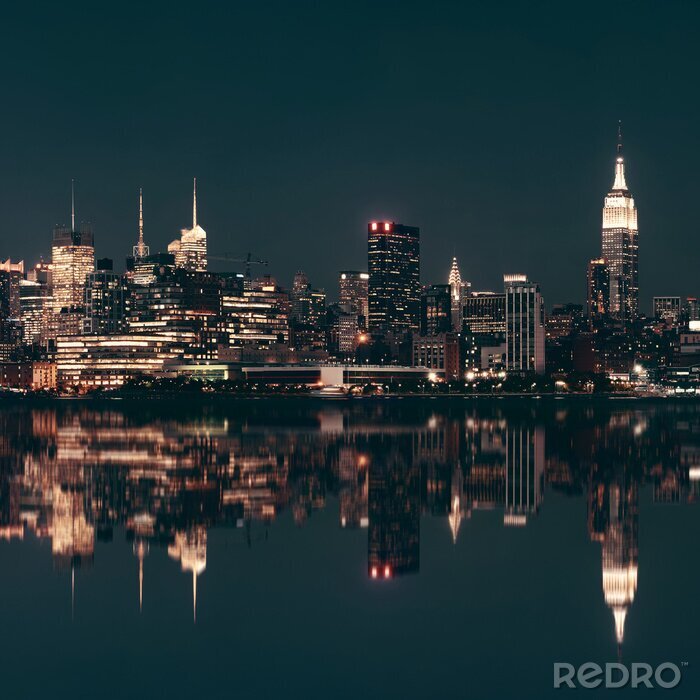 Sticker Midtown Manhattan skyline