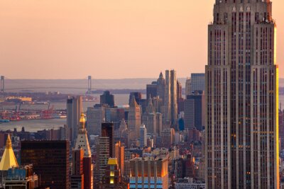 Moderne architectuur in Manhattan