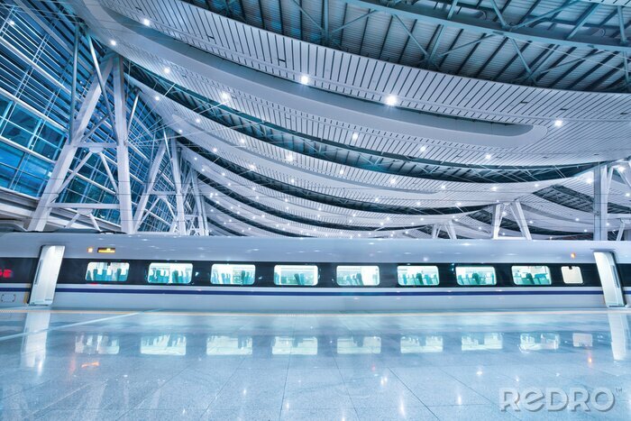 Sticker Moderne treinstation