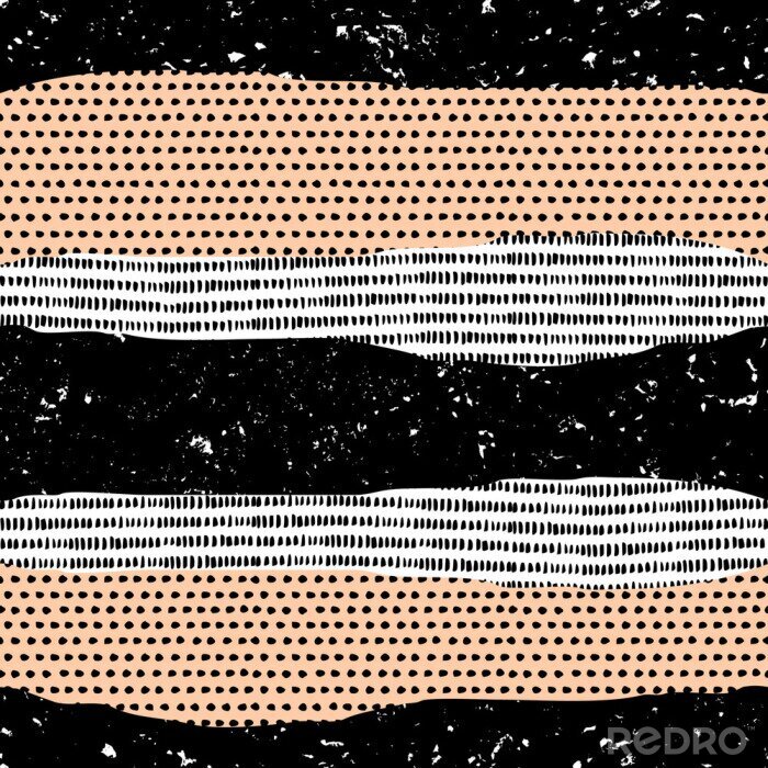 Sticker Motief met gedessineerde strepen