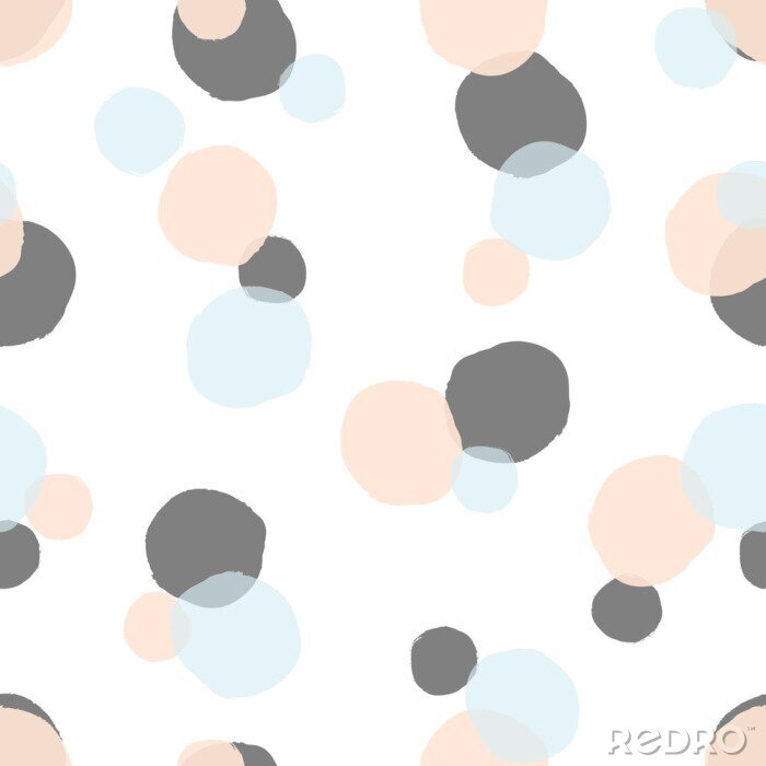 Sticker Motief met heldere delicate stippen