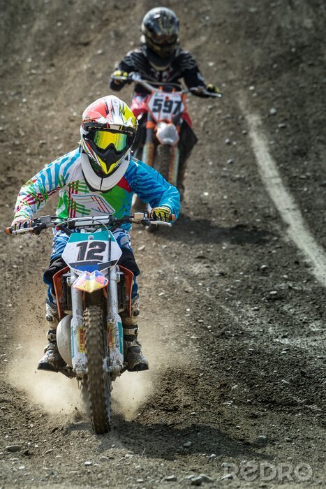 Sticker motocross junior