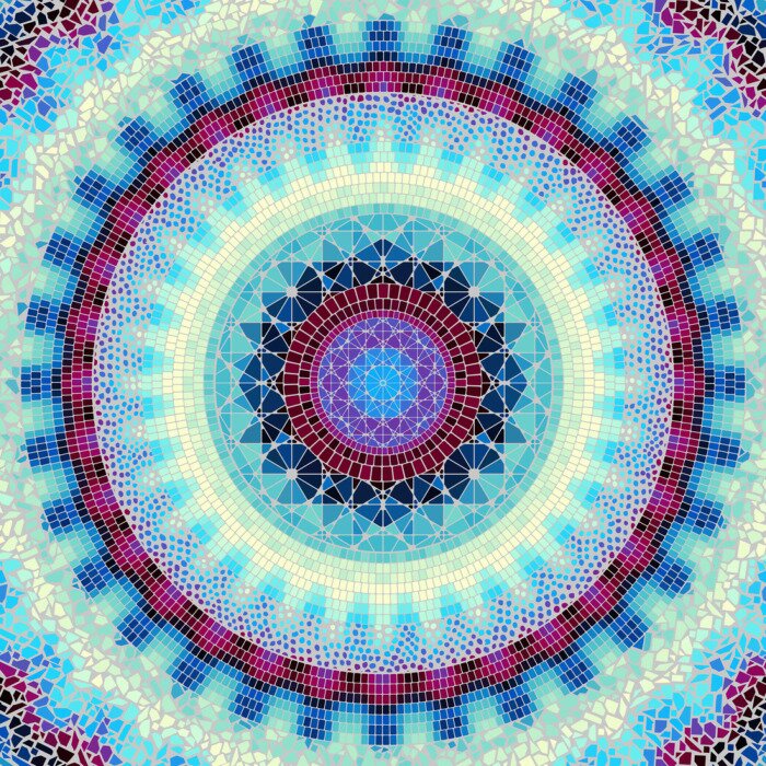 Sticker Naadloos patroon als achtergrond.