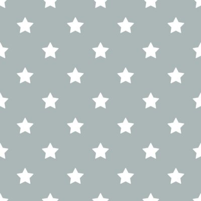 Sticker Naadloos sterren patroon vector