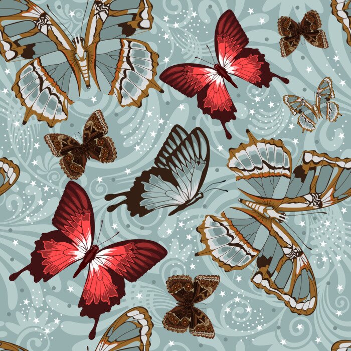 Sticker Naadloze achtergrond