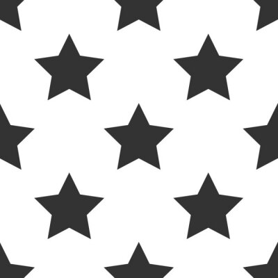 Sticker naadloze patroon met ster