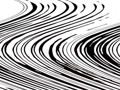 Sticker Naadloze zwarte en witte strepen