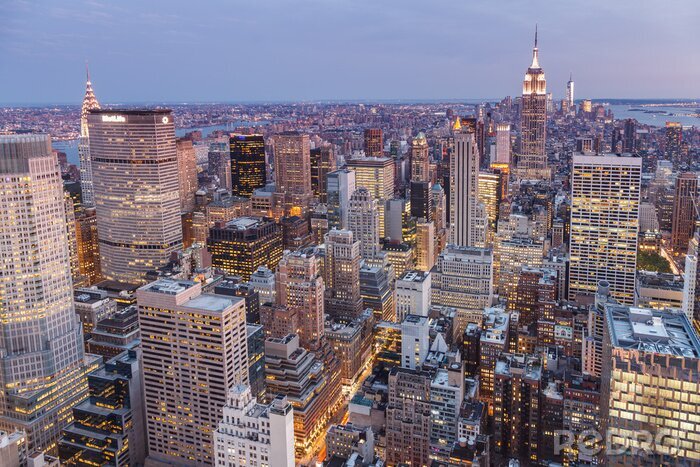 Sticker New York en de lichten