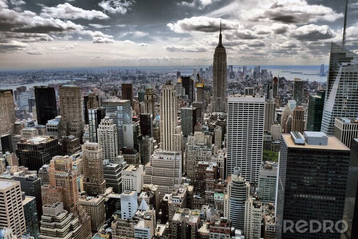 Sticker New York en wolkenkrabbers