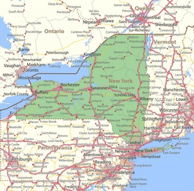 Sticker New York-VS-Staten-VectorMap-A