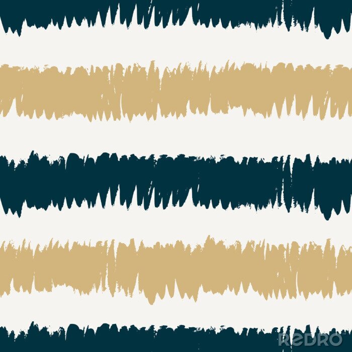 Sticker Onregelmatig strepen patroon in twee kleuren