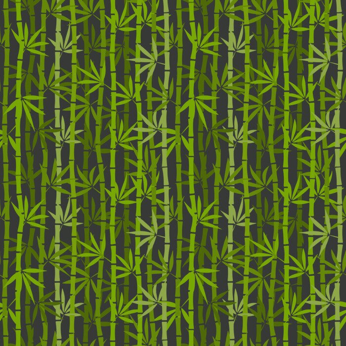 Sticker Oosterse vegetatie