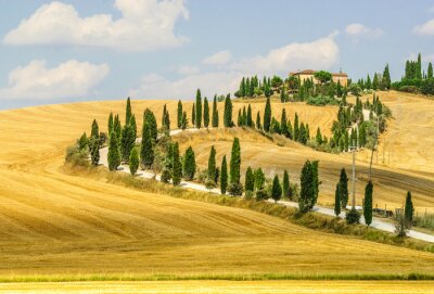 Oude boerderij in Val d'Orcia (Toscane)