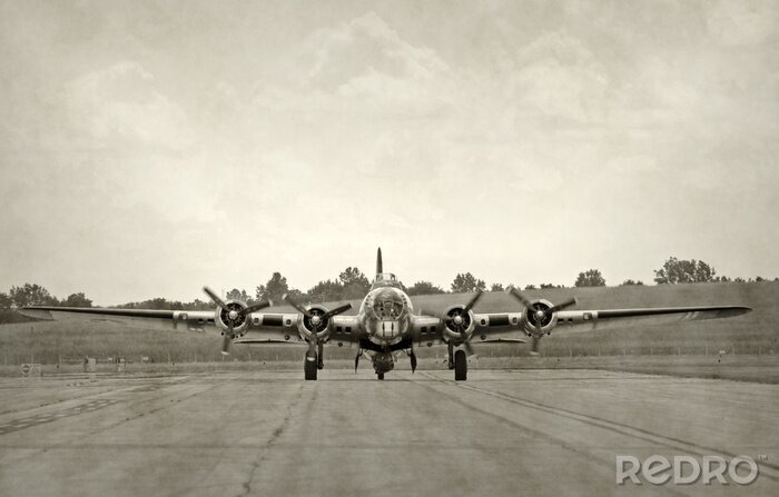 Sticker Oude bommenwerper