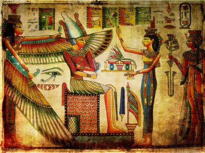 oude Egyptische papyrus