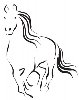 Sticker Paard
