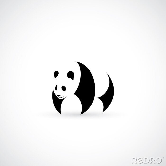 Sticker Panda icoon