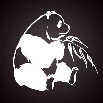 Sticker Panda tatouage