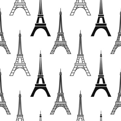 Behang parijs patroon