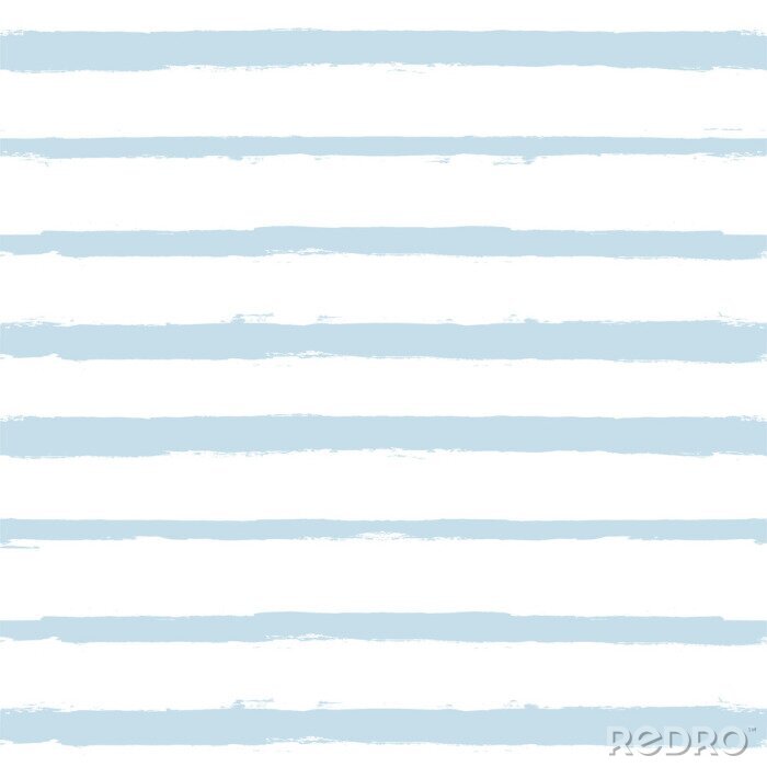 Sticker Pastelblauwe strepen op een blauwe achtergrond